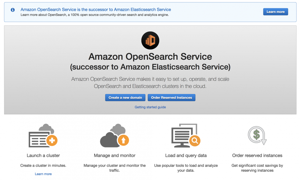 Amazon Elasticsearch Service Is Now Amazon OpenSearch Service and Supports OpenSearch 1.0