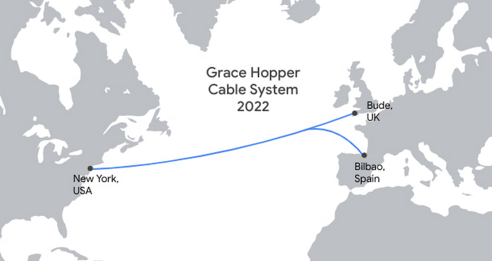 Our Grace Hopper subsea cable has landed in the UK