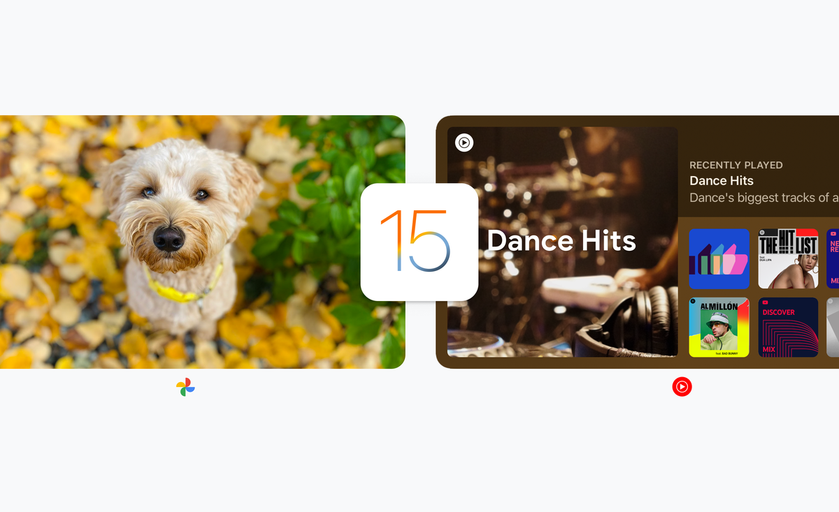 Google apps, meet iOS 15