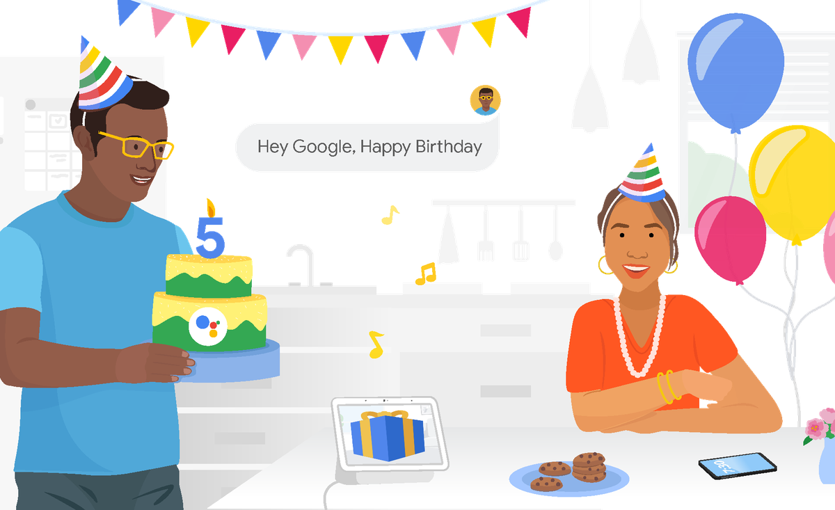 Happy 5th birthday, Google Assistant!