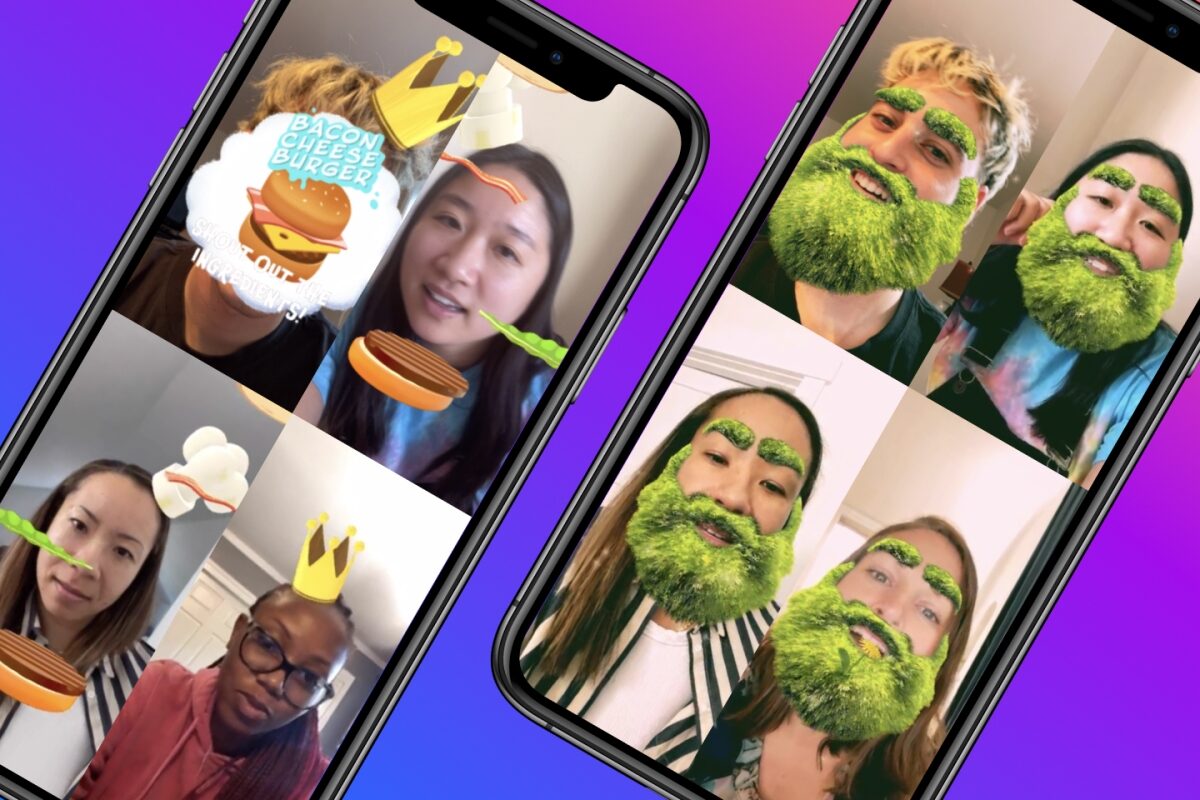 Facebook: Introducing AR Experiences for Video Calls on Messenger