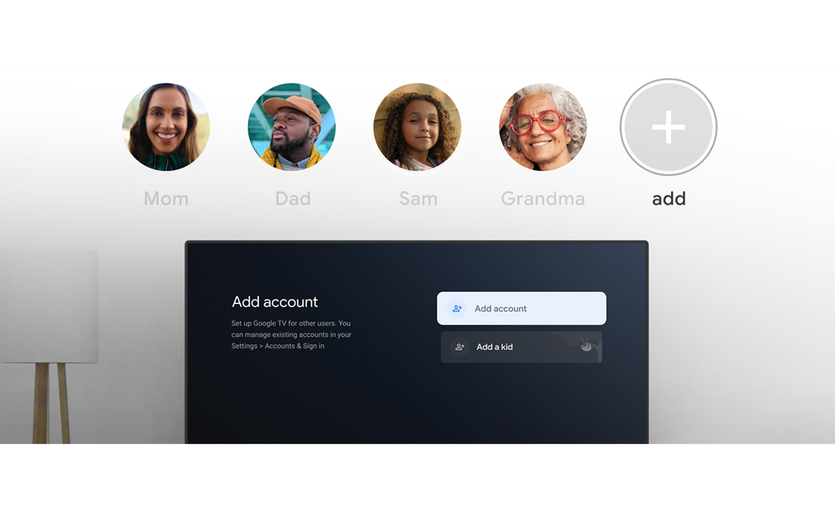 Make Google TV more you with personalized profiles