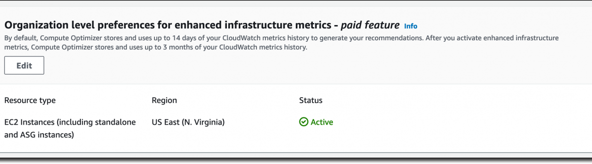 New for AWS Compute Optimizer – Enhanced Infrastructure Metrics to Extend the Look-Back Period to Three Months