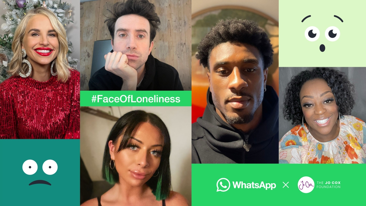 Facebook: WhatsApp and Connection Coalition Launch Campaign to End the Stigma of Loneliness This Christmas