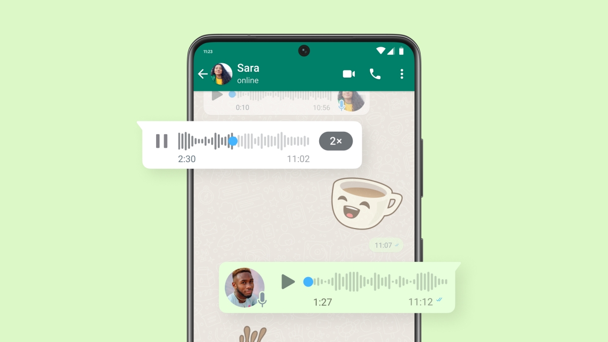 Facebook: New Voice Message Features on WhatsApp