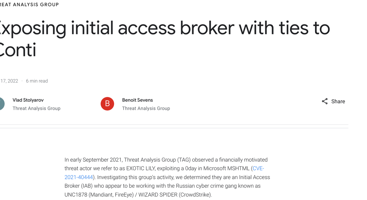 Exposing initial access broker with ties to Conti