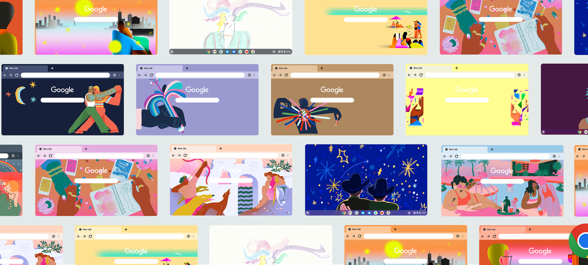 Personalize Chrome with themes from LGBTQ+ artists