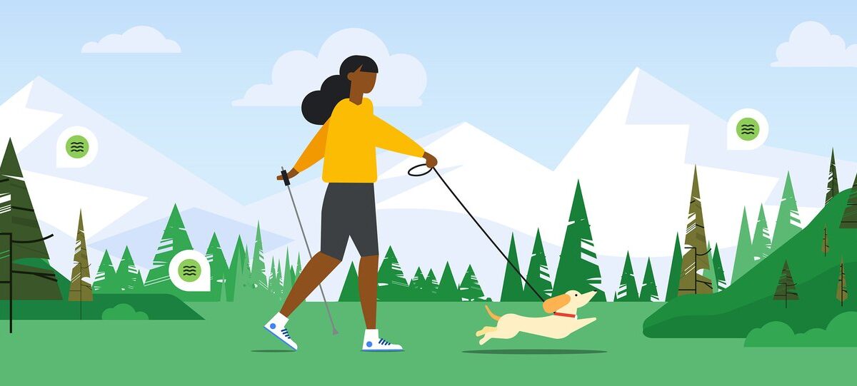 Get some fresh air outdoors with Google