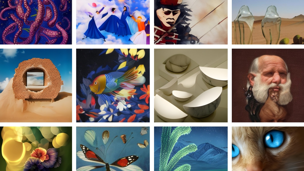 Facebook: New AI Research Tool Turns Ideas Into Art