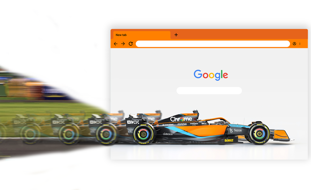 Test drive new McLaren Formula 1 themes in your Chrome browser