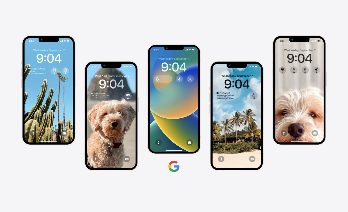 Customize your Lock Screen with Google apps in iOS 16