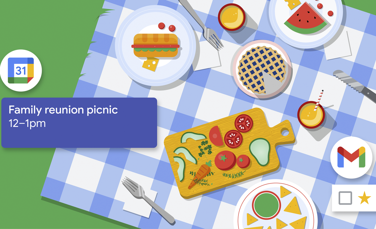 Planning a family reunion with Google Workspace