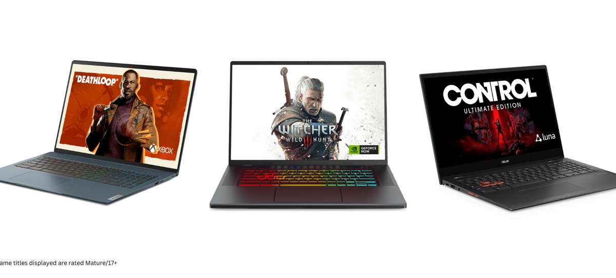 Introducing the world’s first laptops built for cloud gaming