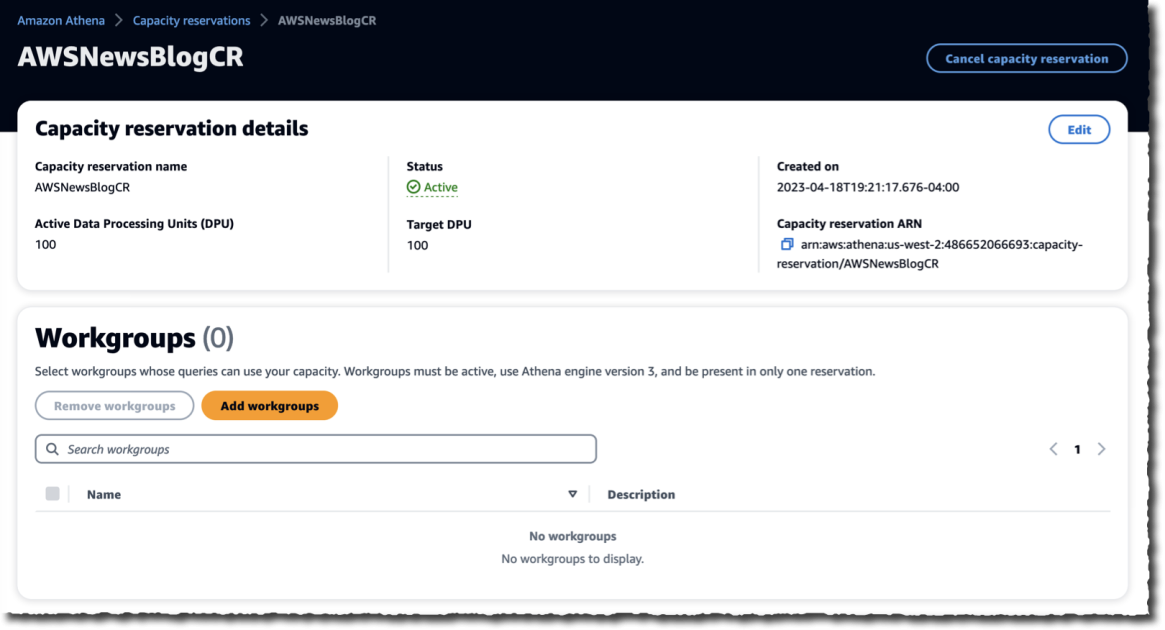 Introducing Athena Provisioned Capacity | Amazon Web Services