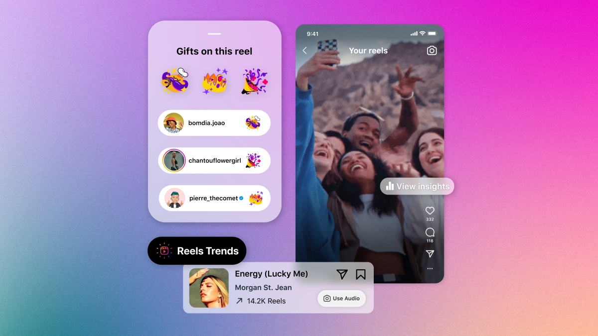 Facebook: New Features on Instagram Reels: Trends, Editing and Gifts