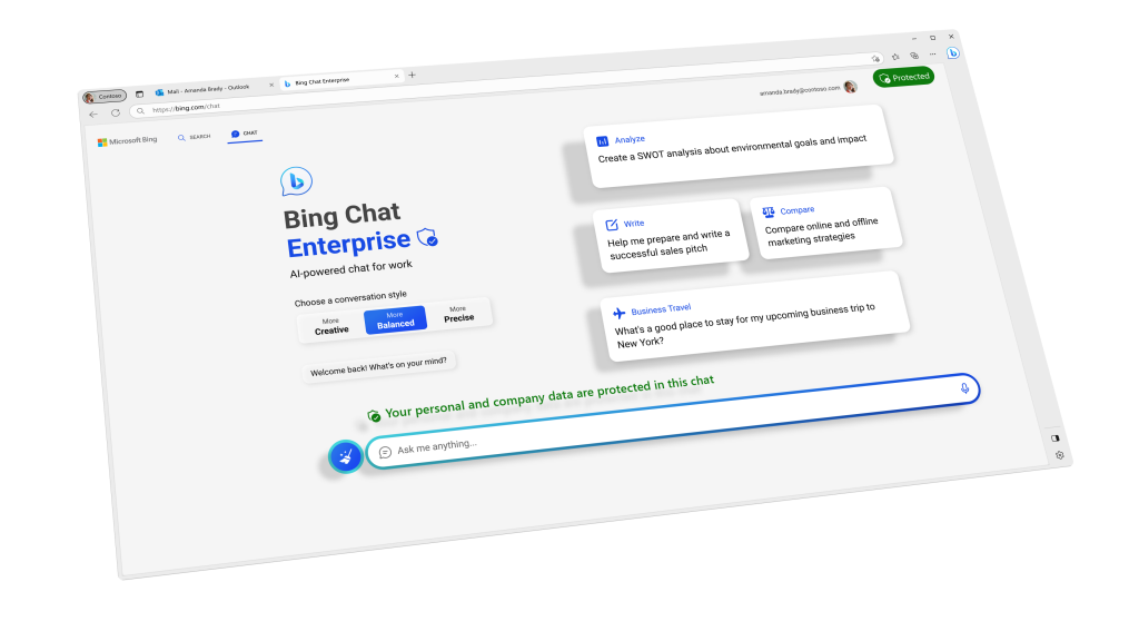 Furthering our AI ambitions – Announcing Bing Chat Enterprise and Microsoft 365 Copilot pricing