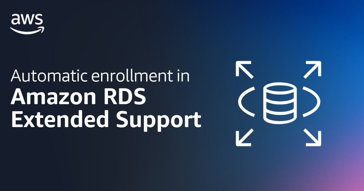 Your MySQL 5.7 and PostgreSQL 11 databases will be automatically enrolled into Amazon RDS Extended Support