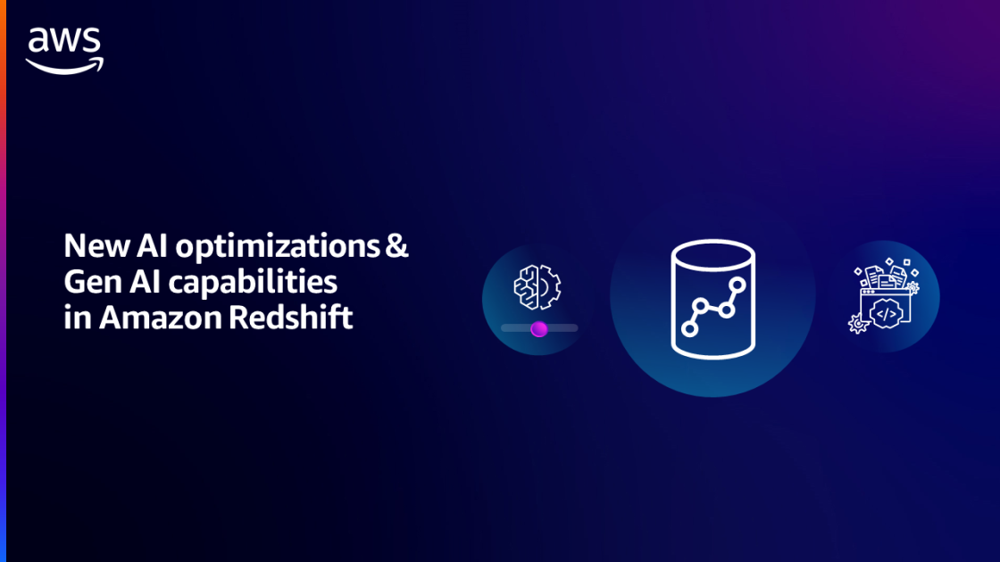 Amazon Redshift adds new AI capabilities, including Amazon Q, to boost efficiency and productivity
