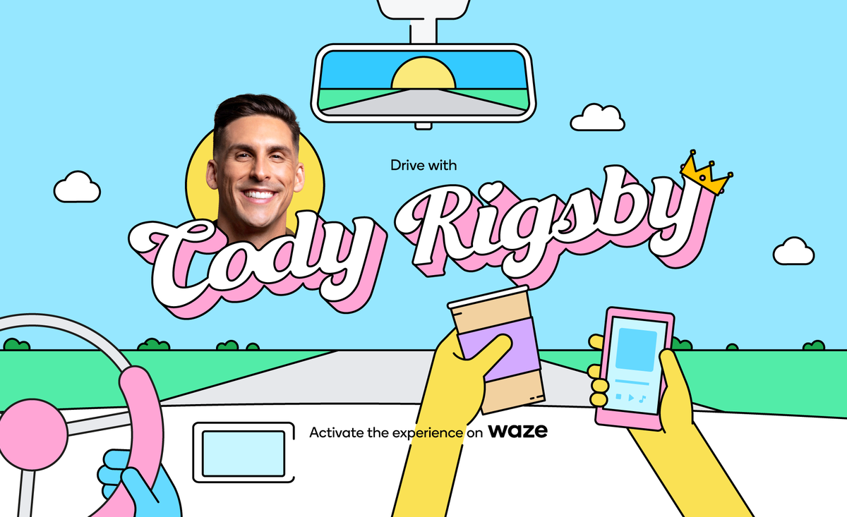 Ride alongside Cody Rigsby on Waze