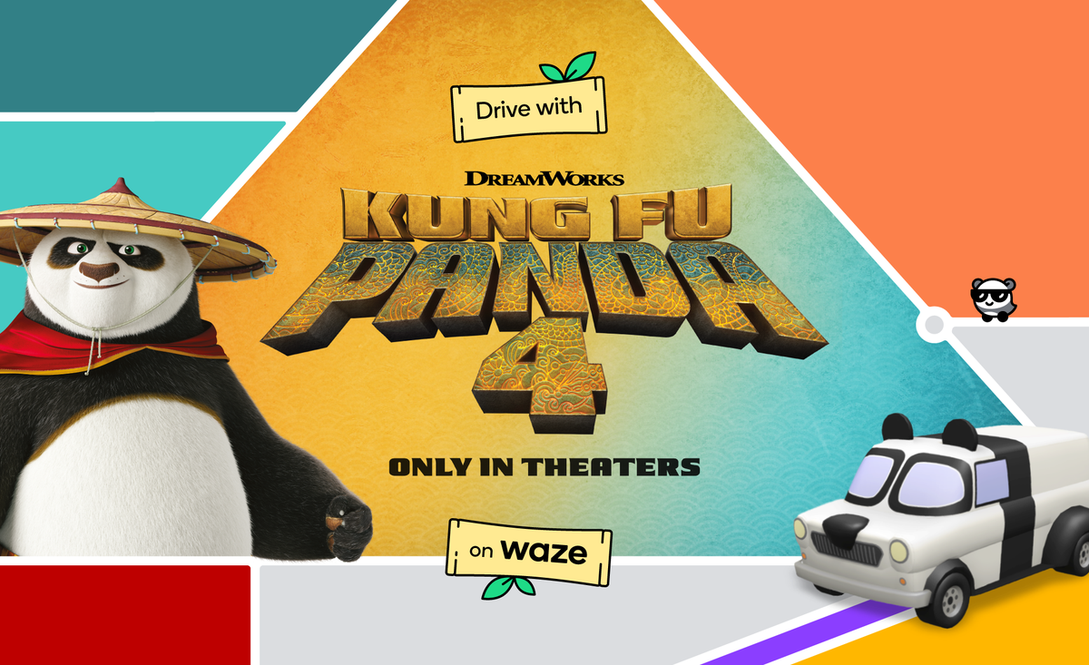 Jump in the car with Kung Fu Panda