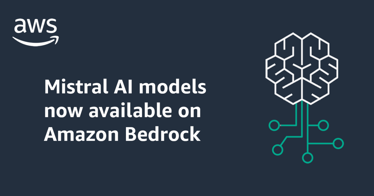 Mistral AI models now available on Amazon Bedrock