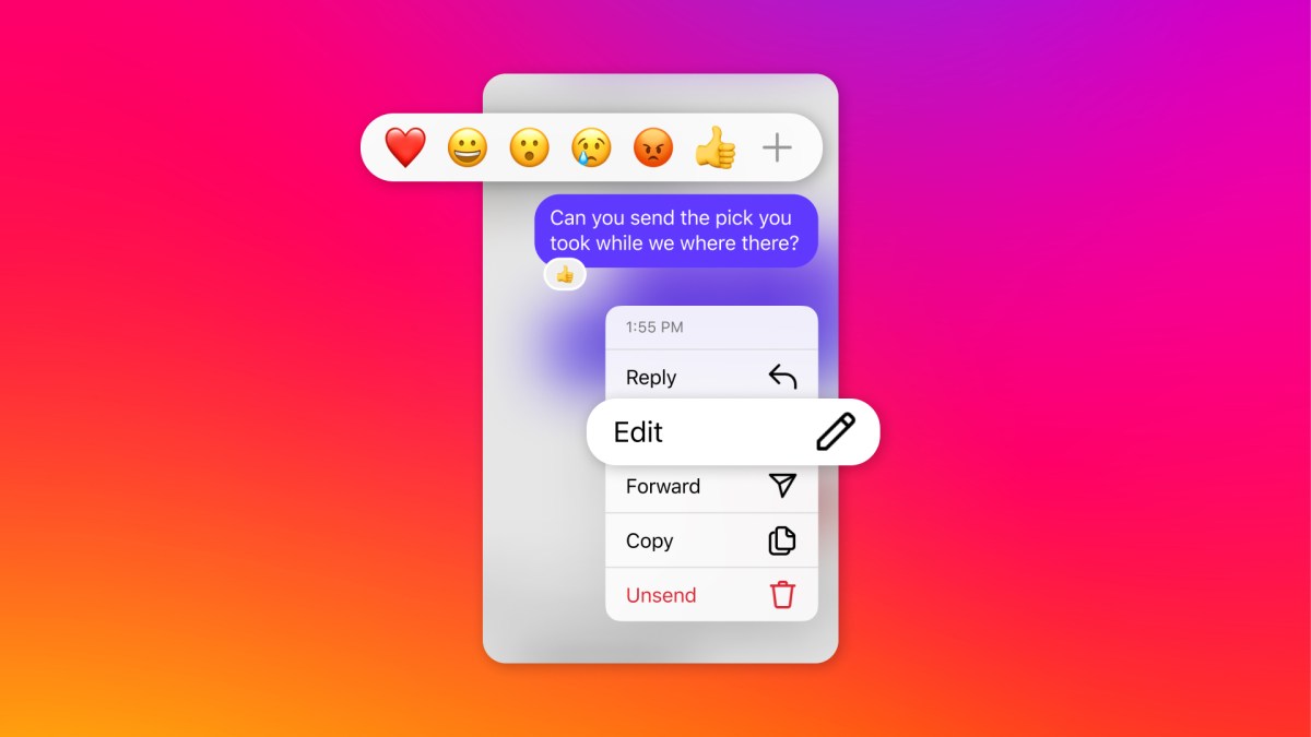 Facebook: Edit Your Messages, Pin Your Chats and More Instagram DM Updates