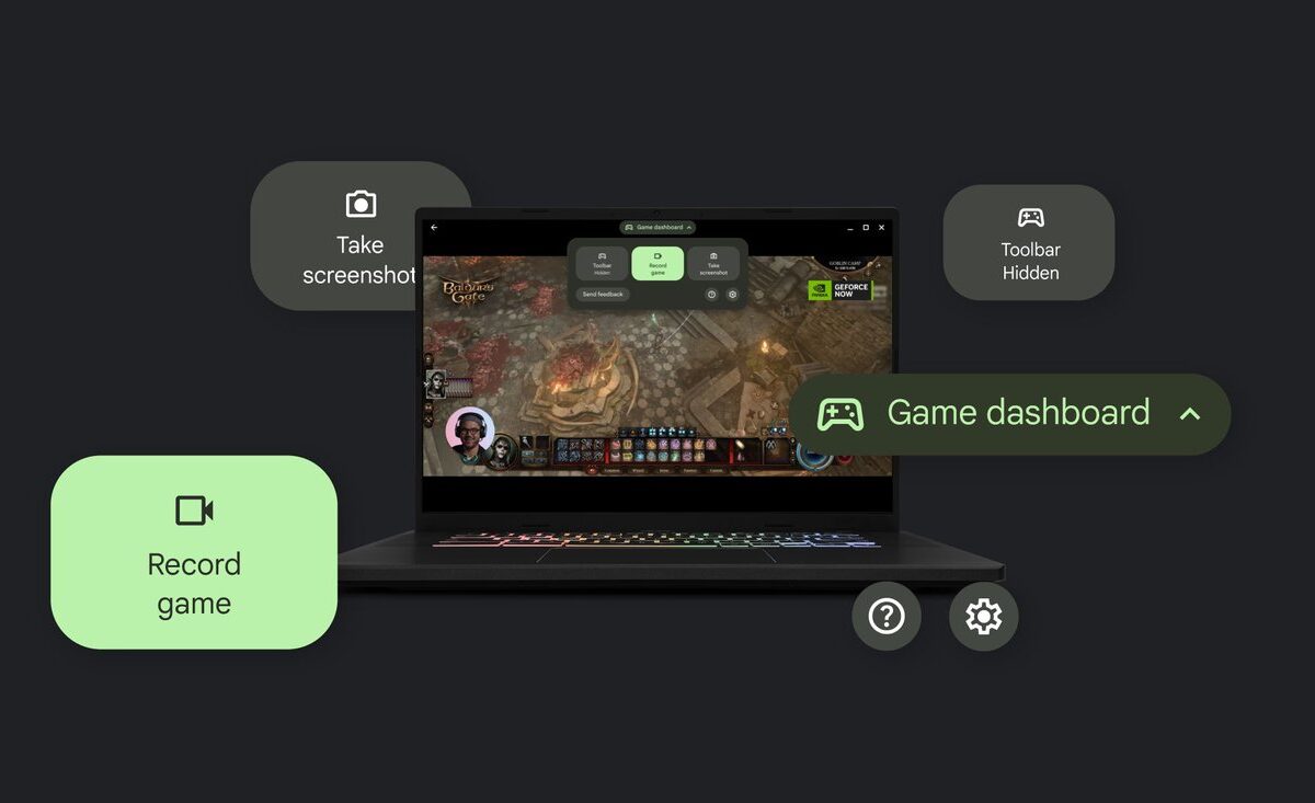 Level up your gaming with Game Dashboard and the new Acer Chromebook Plus 516 GE