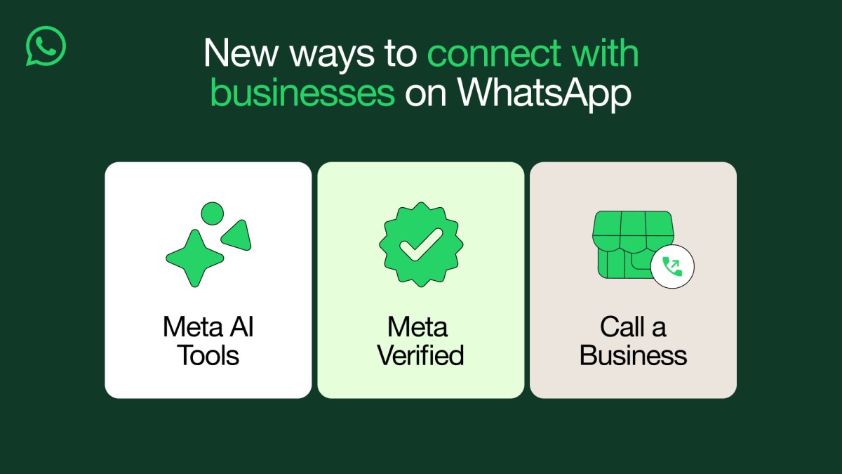 Facebook: New AI Tools, Meta Verified and More for Businesses on WhatsApp