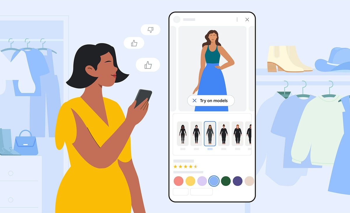 Virtually try on dresses with our AI shopping tool