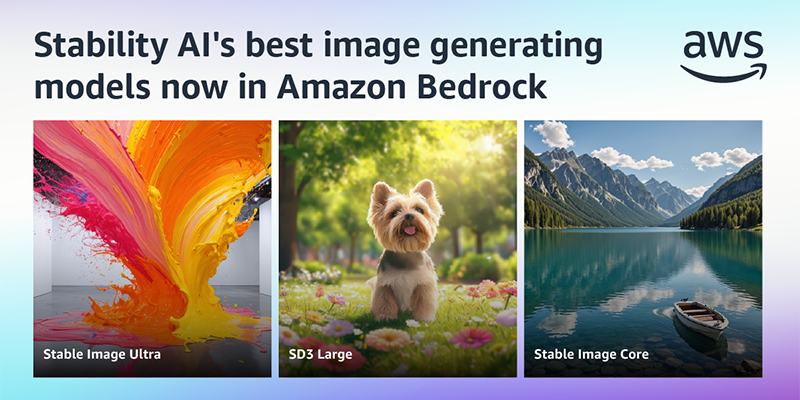 Stability AI’s best image generating models now in Amazon Bedrock