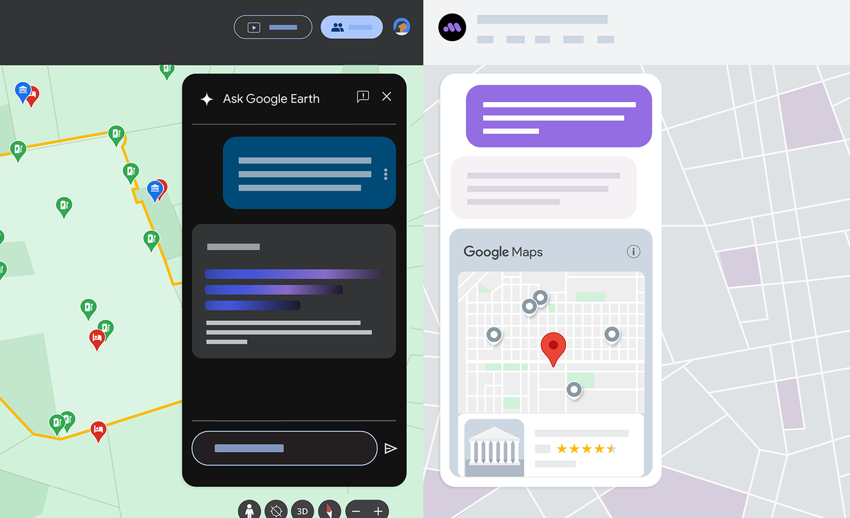 Generative AI updates for Google Maps Platform and Google Earth