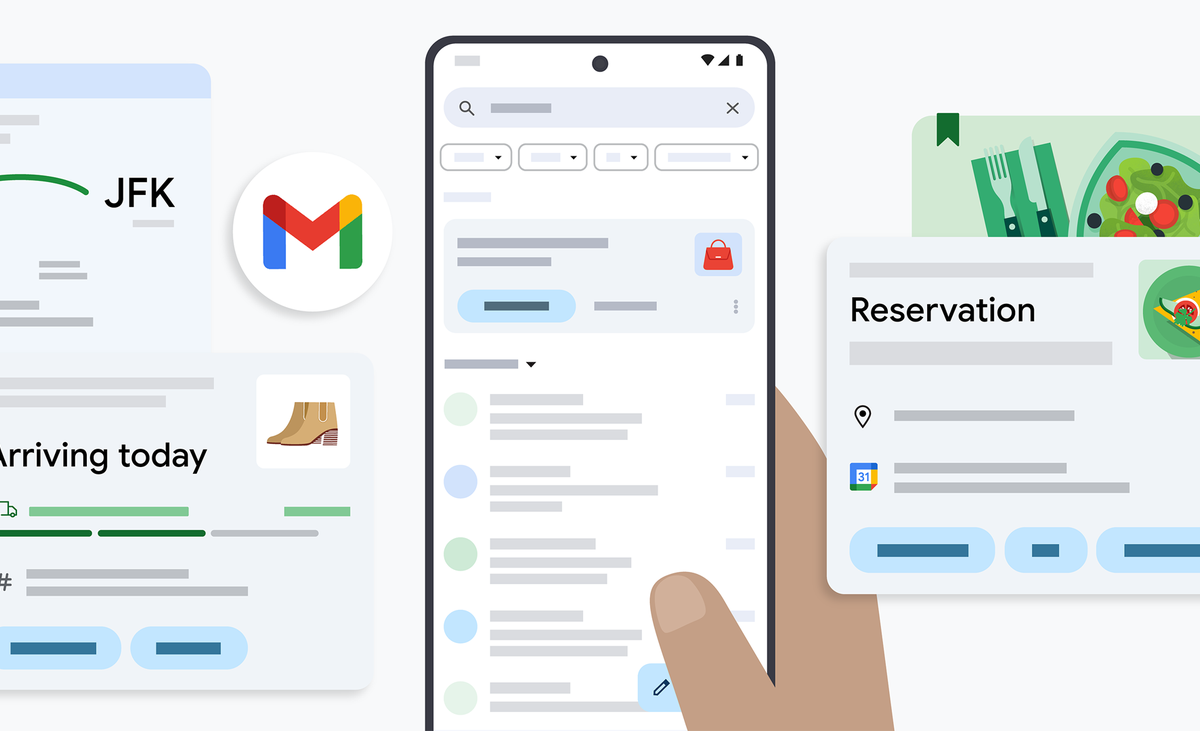 New summary cards in Gmail help track purchases, events and more