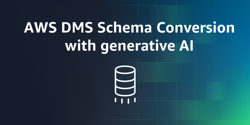 AWS Database Migration Service now automates time-intensive schema conversion tasks using generative AI