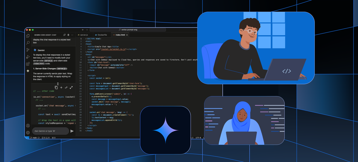 Get coding help from Gemini Code Assist — now for free