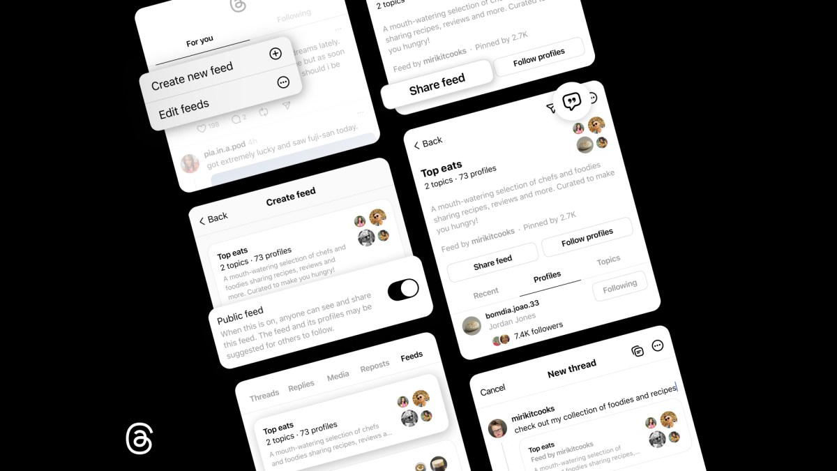 Facebook: You Can Now Share Your Custom Feeds on Threads