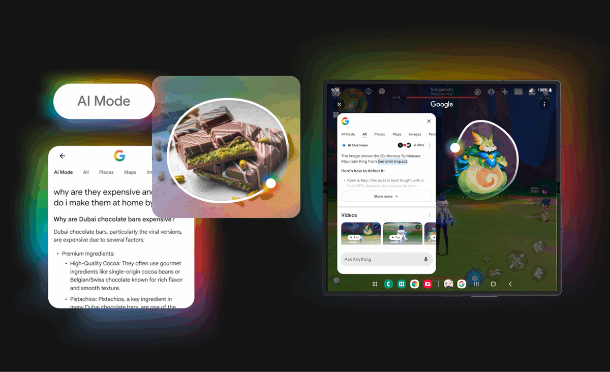 Dive deeper with AI Mode and get gaming help in Circle to Search